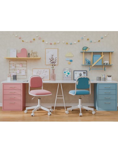 Silla q connect infantil bari escritorio color rosa alt max 795 anc 390 prof 350 mm