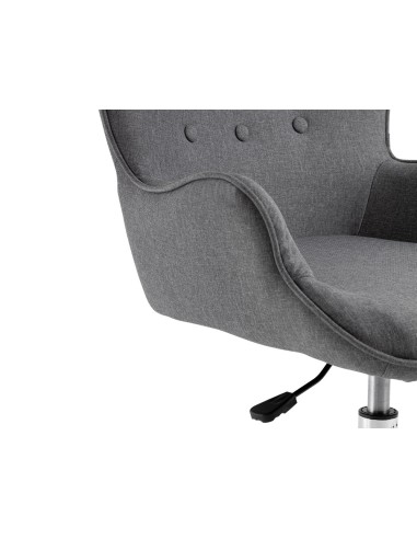 Silla q connect escritorio mes sina base metalica alt max 960 anc 570 prof 620 ruedas premium color gris