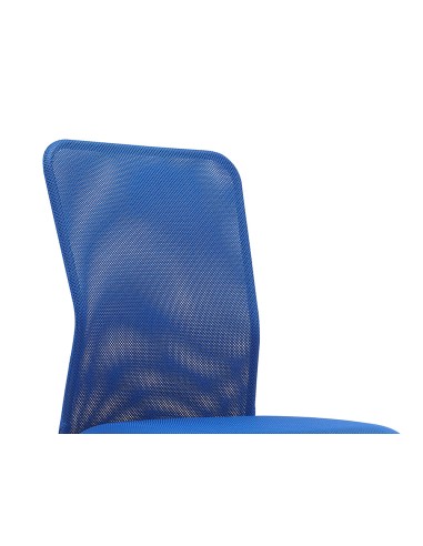 Silla q connect oficina parma malla sin reposabrazos alt max 990 anc 480 prof 590 color azul