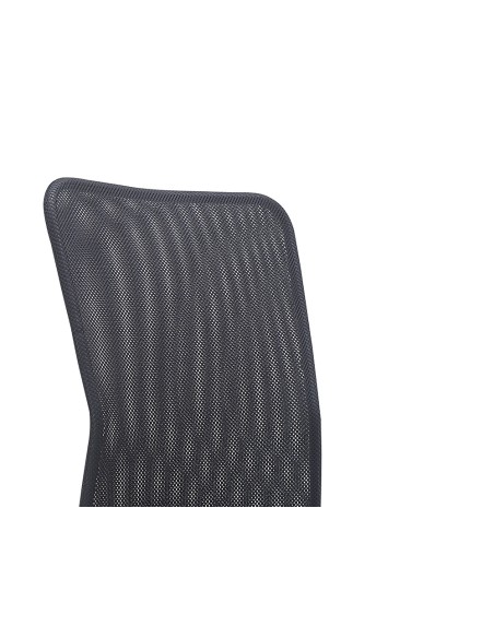 Silla q connect oficina parma malla sin reposabrazos alt max 990 anc 480 prof 590 color negro Silla q connect oficina parma malla sin reposabrazos alt max 990 anc 480 prof 590 color negro