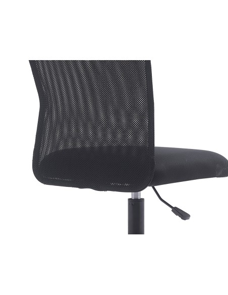 Silla q connect oficina parma malla sin reposabrazos alt max 990 anc 480 prof 590 color negro Silla q connect oficina parma malla sin reposabrazos alt max 990 anc 480 prof 590 color negro