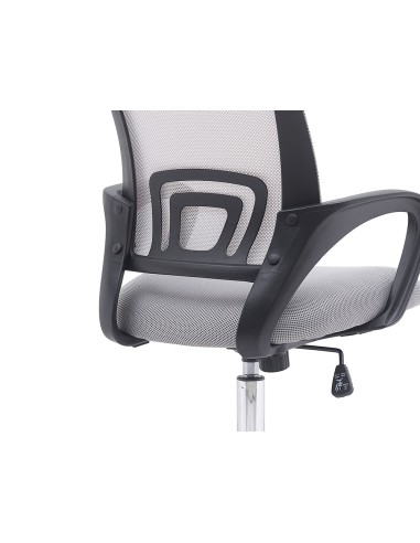 Silla q connect oficina siena malla base metalica alt max 1000 anc 560 prof 570 ruedas premium color blanco gris