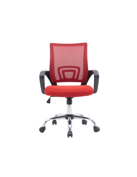 Silla q connect oficina siena malla base metalica alt max 1000 anc 560 prof 570 ruedas premium color negro rojo Silla q connect oficina siena malla base metalica alt max 1000 anc 560 prof 570 ruedas premium color negro rojo