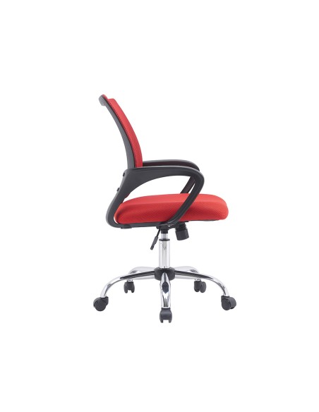 Silla q connect oficina siena malla base metalica alt max 1000 anc 560 prof 570 ruedas premium color negro rojo Silla q connect oficina siena malla base metalica alt max 1000 anc 560 prof 570 ruedas premium color negro rojo