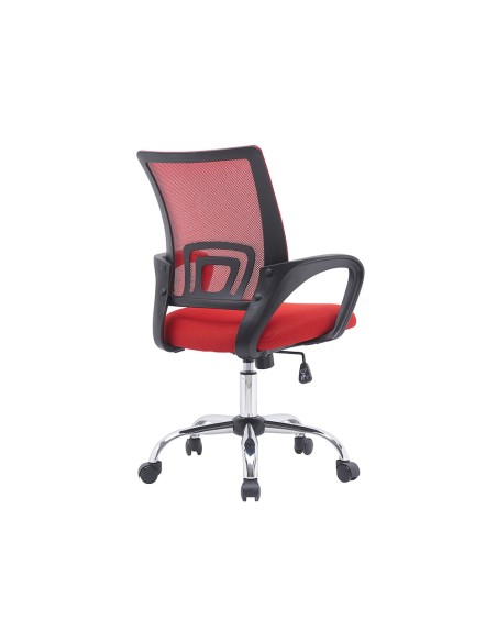 Silla q connect oficina siena malla base metalica alt max 1000 anc 560 prof 570 ruedas premium color negro rojo Silla q connect oficina siena malla base metalica alt max 1000 anc 560 prof 570 ruedas premium color negro rojo
