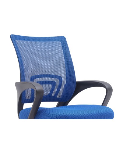 Silla q connect oficina siena malla base metalica alt max 1000 anc 560 prof 570 ruedas premium color negro azul