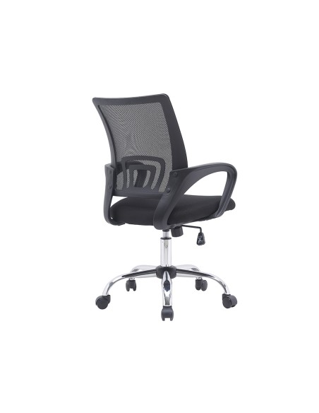 Silla q connect oficina siena malla base metalica alt max 1000 anc 560 prof 570 ruedas premium color negro Silla q connect oficina siena malla base metalica alt max 1000 anc 560 prof 570 ruedas premium color negro