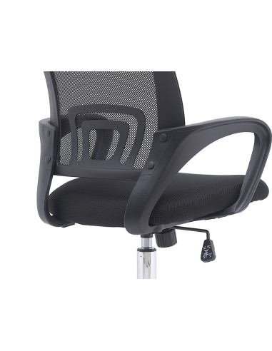Silla q connect oficina siena malla base metalica alt max 1000 anc 560 prof 570 ruedas premium color negro
