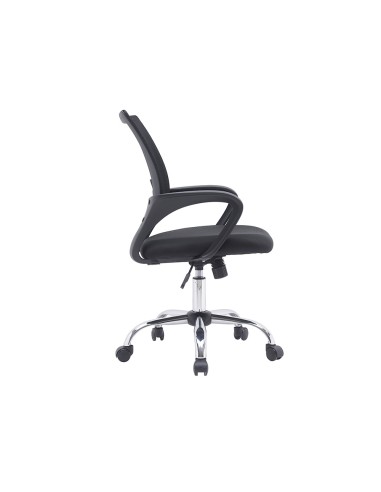 Silla q connect oficina siena malla base metalica alt max 1000 anc 560 prof 570 ruedas premium color negro