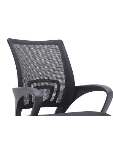 Silla q connect oficina siena malla base metalica alt max 1000 anc 560 prof 570 ruedas premium color negro