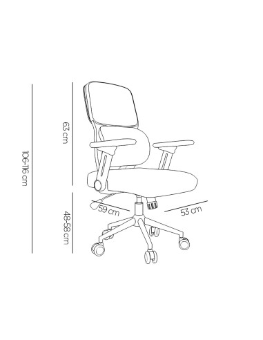 Silla q connect oficina lucca malla base metalica alt max 1090 anc 700 prof 650 ruedas premium color blanco gris azul