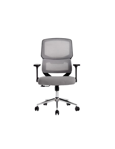 Silla q connect oficina lucca malla base metalica alt max 1090 anc 700 prof 650 ruedas premium color negro gris Silla q connect oficina lucca malla base metalica alt max 1090 anc 700 prof 650 ruedas premium color negro gris