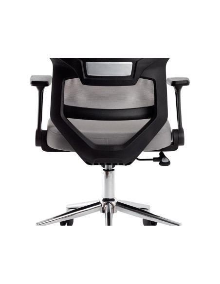 Silla q connect oficina lucca malla base metalica alt max 1090 anc 700 prof 650 ruedas premium color negro gris Silla q connect oficina lucca malla base metalica alt max 1090 anc 700 prof 650 ruedas premium color negro gris