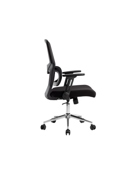 Silla q connect oficina lucca malla base metalica alt max 1090 anc 700 prof 650 ruedas premium color negro Silla q connect oficina lucca malla base metalica alt max 1090 anc 700 prof 650 ruedas premium color negro