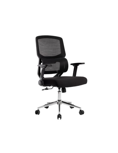 Silla q connect oficina lucca malla base metalica alt max 1090 anc 700 prof 650 ruedas premium color negro Silla q connect oficina lucca malla base metalica alt max 1090 anc 700 prof 650 ruedas premium color negro