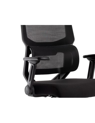 Silla q connect oficina lucca malla base metalica alt max 1090 anc 700 prof 650 ruedas premium color negro