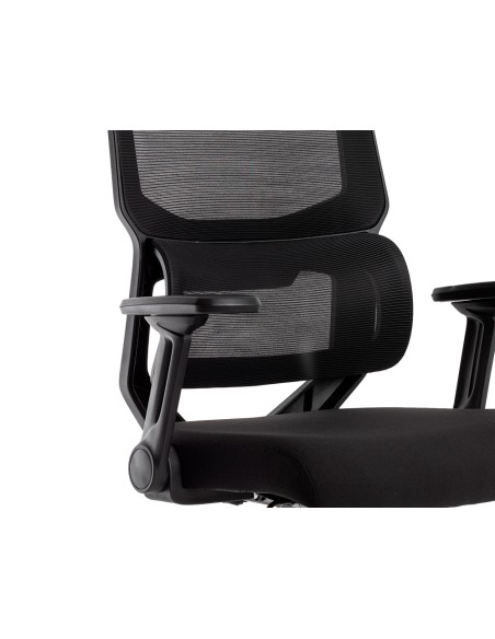 Silla q connect oficina lucca malla base metalica alt max 1090 anc 700 prof 650 ruedas premium color negro Silla q connect oficina lucca malla base metalica alt max 1090 anc 700 prof 650 ruedas premium color negro