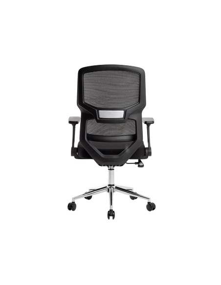 Silla q connect oficina lucca malla base metalica alt max 1090 anc 700 prof 650 ruedas premium color negro Silla q connect oficina lucca malla base metalica alt max 1090 anc 700 prof 650 ruedas premium color negro