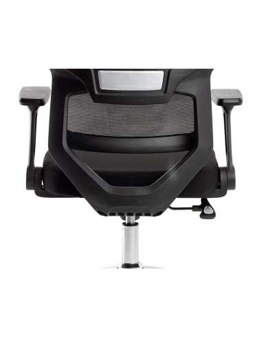 Silla q connect oficina lucca malla base metalica alt max 1090 anc 700 prof 650 ruedas premium color negro