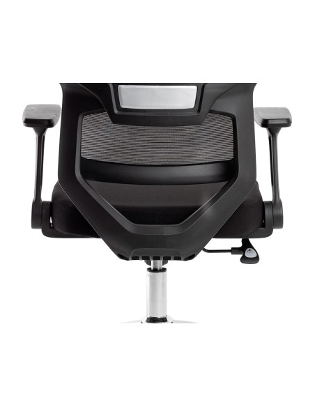 Silla q connect oficina lucca malla base metalica alt max 1090 anc 700 prof 650 ruedas premium color negro Silla q connect oficina lucca malla base metalica alt max 1090 anc 700 prof 650 ruedas premium color negro