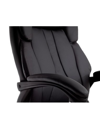 Silla q connect direccion bolz ano simil piel base metalica alt max 1260 anc 650 prof 730 mm ruedas premium color negro