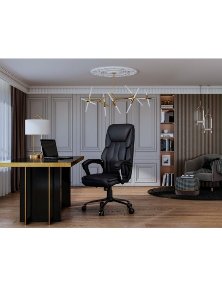 Silla q connect direccion bolz ano simil piel base metalica alt max 1260 anc 650 prof 730 mm ruedas premium color negro Silla q connect direccion bolz ano simil piel base metalica alt max 1260 anc 650 prof 730 mm ruedas premium color negro