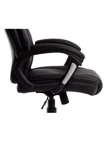 Silla q connect direccion bolz ano simil piel base metalica alt max 1260 anc 650 prof 730 mm ruedas premium color negro