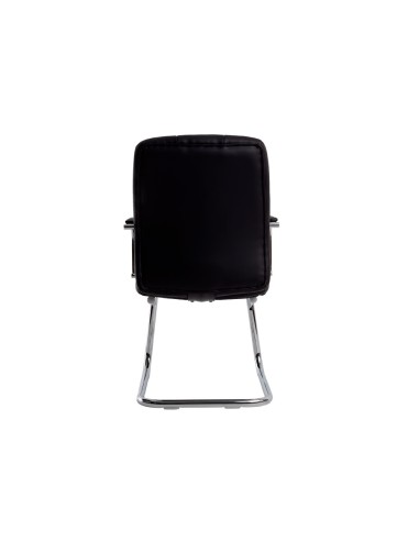 Silla q connect escritorio pia ve simil piel base metalica alt max 1050 anc 610 prof 680 color negro