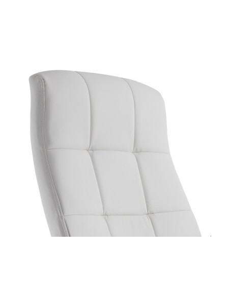 Silla q connect direccion piav e simil piel base metalica alt max 1250 anc 610 prof 700 mm ruedas premium color blanco Silla q connect direccion piav e simil piel base metalica alt max 1250 anc 610 prof 700 mm ruedas premium color blanco