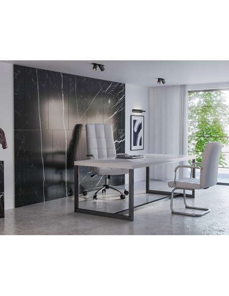 Silla q connect direccion piav e simil piel base metalica alt max 1250 anc 610 prof 700 mm ruedas premium color blanco Silla q connect direccion piav e simil piel base metalica alt max 1250 anc 610 prof 700 mm ruedas premium color blanco