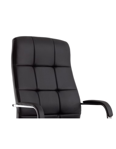 Silla q connect direccion piav e simil piel base metalica alt max 1250 anc 610 prof 700 mm ruedas premium color negro