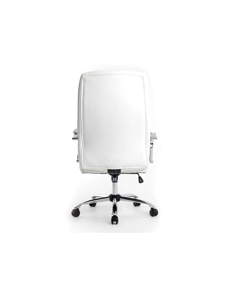 Silla q connect direccion vero na simil piel base metalica alt max 1210 anc 650 prof 730 mm ruedas premium color blanco Silla q connect direccion vero na simil piel base metalica alt max 1210 anc 650 prof 730 mm ruedas premium color blanco