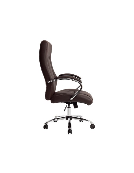 Silla q connect direccion vero na simil piel base metalica alt max 1210 anc 650 prof 730 mm ruedas premium color marron Silla q connect direccion vero na simil piel base metalica alt max 1210 anc 650 prof 730 mm ruedas premium color marron
