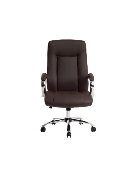 Silla q connect direccion vero na simil piel base metalica alt max 1210 anc 650 prof 730 mm ruedas premium color marron Silla q connect direccion vero na simil piel base metalica alt max 1210 anc 650 prof 730 mm ruedas premium color marron
