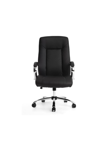 Silla q connect direccion vero na simil piel base metalica alt max 1210 anc 650 prof 730 mm ruedas premium color negro Silla q connect direccion vero na simil piel base metalica alt max 1210 anc 650 prof 730 mm ruedas premium color negro