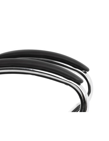 Silla q connect direccion vero na simil piel base metalica alt max 1210 anc 650 prof 730 mm ruedas premium color negro