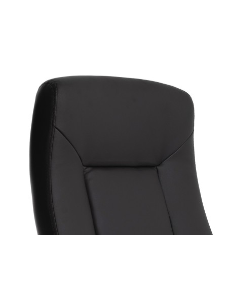 Silla q connect direccion vero na simil piel base metalica alt max 1210 anc 650 prof 730 mm ruedas premium color negro Silla q connect direccion vero na simil piel base metalica alt max 1210 anc 650 prof 730 mm ruedas premium color negro