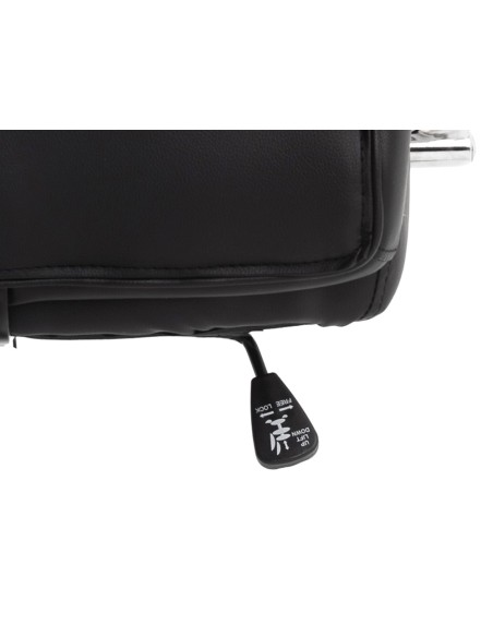 Silla q connect direccion vero na simil piel base metalica alt max 1210 anc 650 prof 730 mm ruedas premium color negro Silla q connect direccion vero na simil piel base metalica alt max 1210 anc 650 prof 730 mm ruedas premium color negro