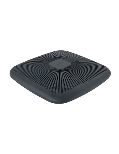 Cojin de asiento leitz ergo active wobble gris oscuro 55x360x360 mm