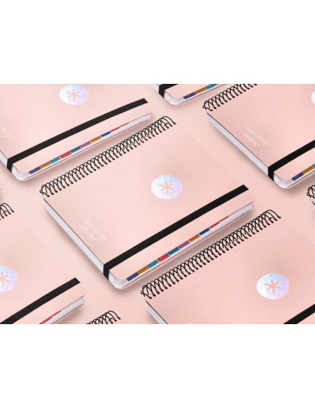 Agenda escolar antartik ano 24 25 curso coleccion minimal pink dia pagina a5