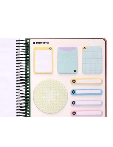 Agenda escolar antartik ano 24 25 curso coleccion minimal pink dia pagina a5