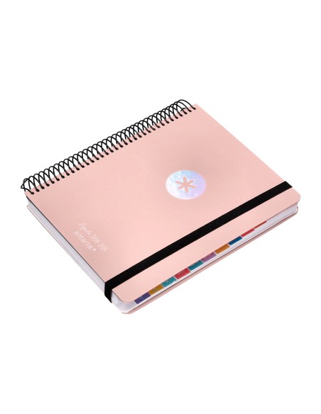 Agenda escolar antartik ano 24 25 curso coleccion minimal pink dia pagina a5