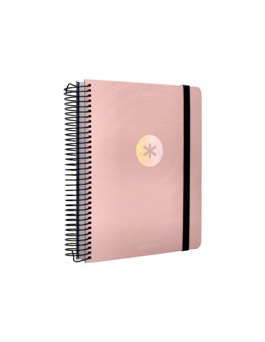 Agenda escolar antartik ano 24 25 curso coleccion minimal pink dia pagina a5