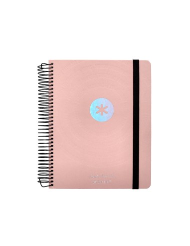 Agenda escolar antartik ano 24 25 curso coleccion minimal pink dia pagina a5