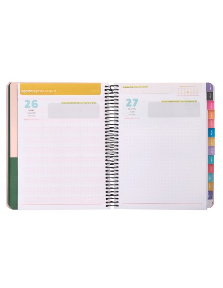 Agenda escolar antartik ano 24 25 curso coleccion minimal surtido dia pagina a5