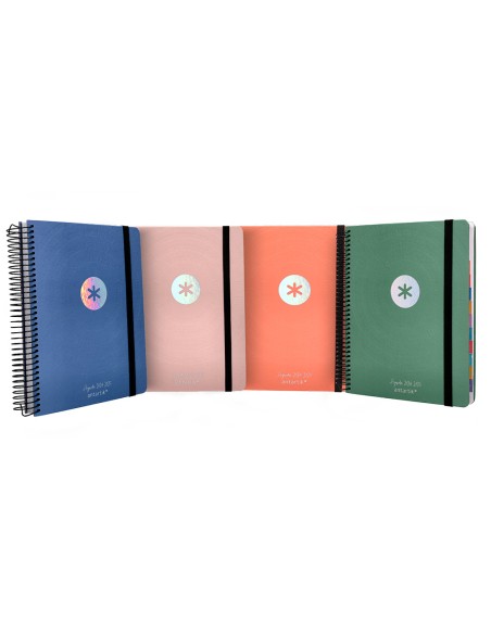 Agenda escolar antartik ano 24 25 curso coleccion minimal surtido dia pagina a5