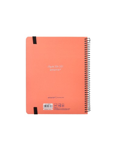 Agenda escolar antartik ano 24 25 curso coleccion minimal orange semana vista a5