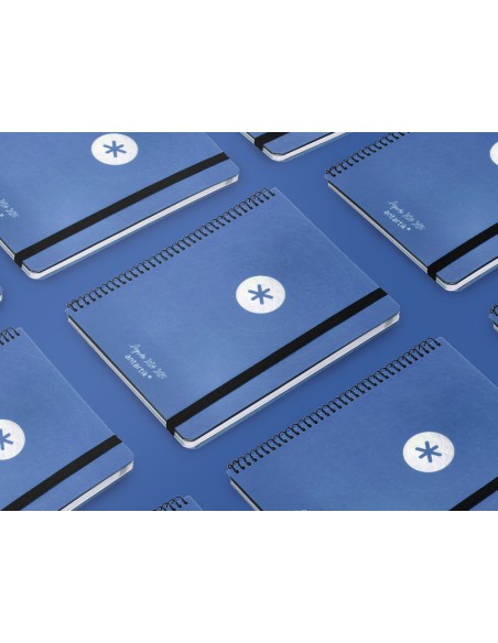 Agenda escolar antartik ano 24 25 curso coleccion minimal blue semana vista a5