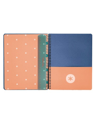 Agenda escolar antartik ano 24 25 curso coleccion minimal blue semana vista a5