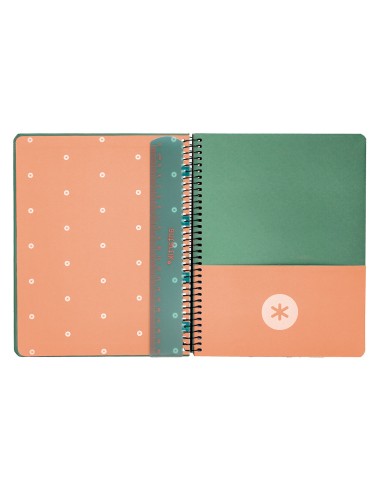 Agenda escolar antartik ano 24 25 curso coleccion minimal green semana vista a5